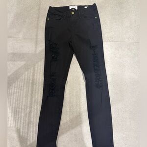 Frame Denim Black Jeans